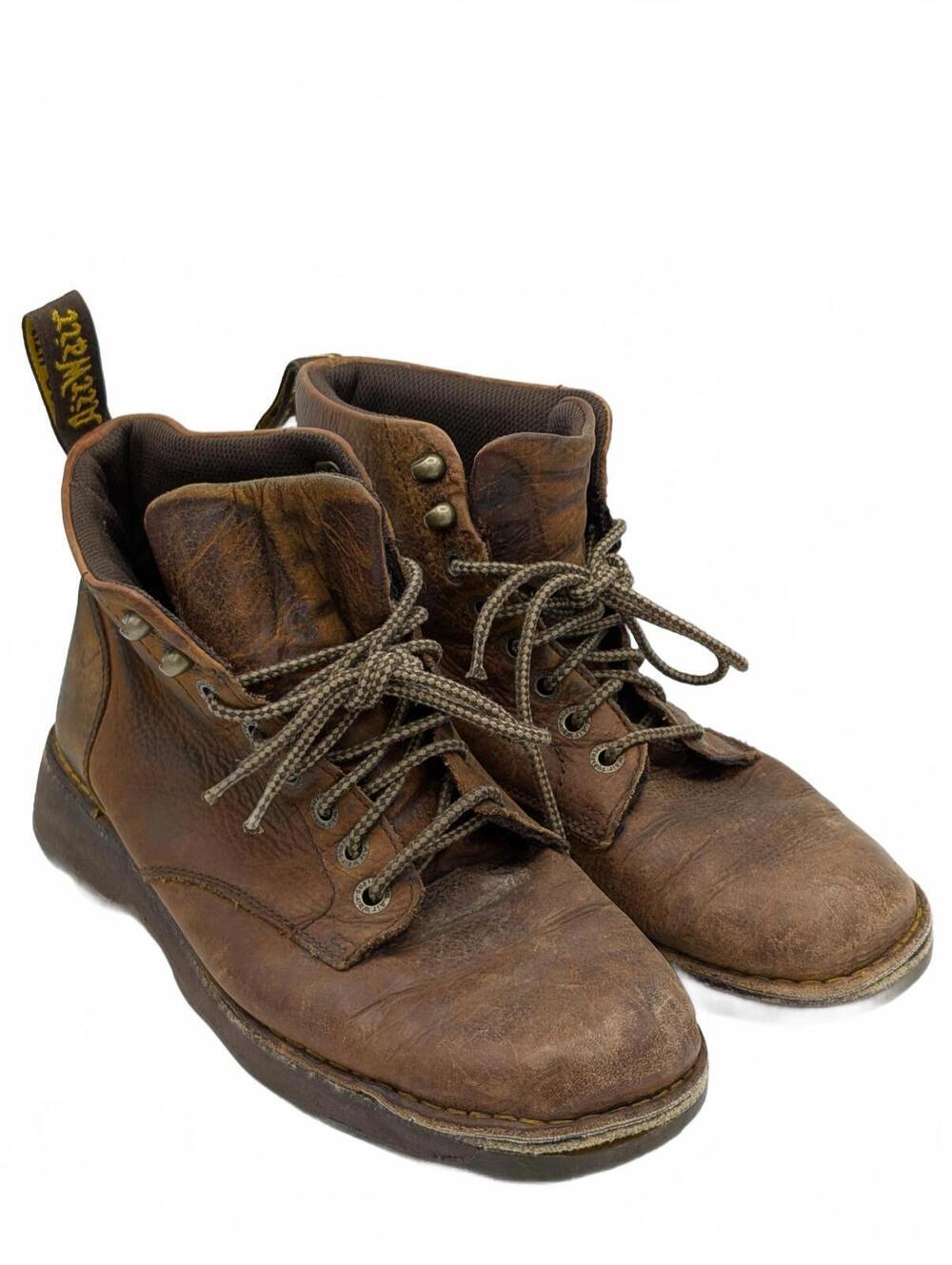 Dr. Martens Leather Work Boots Lace Up Ankle AirWair Mens Size 11